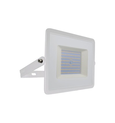 100W Flutlichtstrahler - 6500K, weißes Gehäuse, Arbeitsleuchte