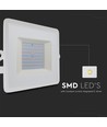 100W Flutlichtstrahler - 6500K, weißes Gehäuse, Arbeitsleuchte