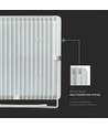 100W Flutlichtstrahler - 6500K, weißes Gehäuse, Arbeitsleuchte