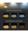 60 24W/m LED-Streifen Licht - CCT 3in1+RGB, IP20, 24V