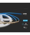 5m 9W/m LED-Streifen, 128 LEDs pro Meter - 24V, IP20, 3000K, 127lm/W