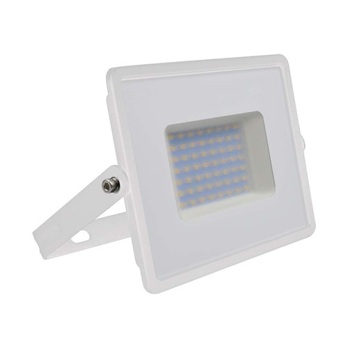 50W Flutlichtstrahler - 6500K, weißes Gehäuse, Arbeitsleuchte