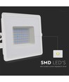 50W Flutlichtstrahler - 6500K, weißes Gehäuse, Arbeitsleuchte
