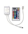 RGB+CCT Controller mit Fernbedienung - 12V/24V, 28 Tasten, 10A, für LED Strips