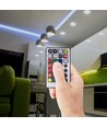 RGB+CCT Controller mit Fernbedienung - 12V/24V, 28 Tasten, 10A, für LED Strips