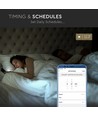 WiFi RGB+CCT LED Controller - 12V/24V, 5 Kanäle, inkl. Fernbedienung, kompatibel mit Google Home