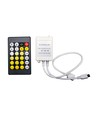 Infrarot Controller mit Fernbedienung für CCT/RGB - 12V-24V, 6A, 24 Tasten, für 3-in-1 LED Strips