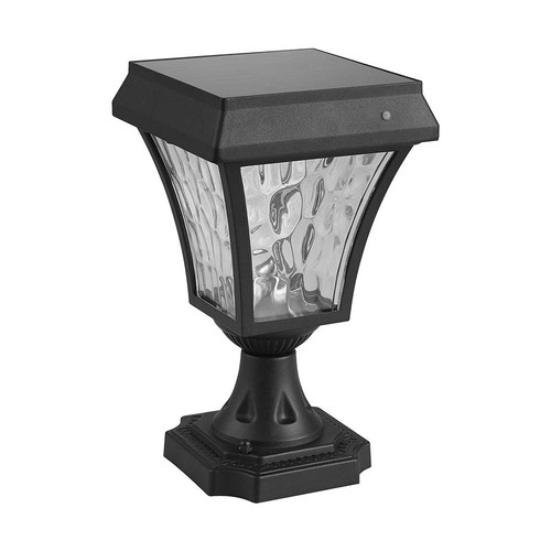 LED Solar-Standlampe - CCT 3in1, Matt Schwarzes Gehäuse