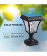 LED Solar-Standlampe - CCT 3in1, Matt Schwarzes Gehäuse