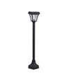 2W LED Solar Gartenlampe mit Erdspieß - Schwarz, 3-in-1 CCT, Bewegungssensor, IP65, Höhe 93cm, Aluminium
