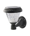 0,8W Solara LED Wandleuchte mit Sensor und Solar - CCT, RF Fernbedienung, IP44, schwarz, 16x23 cm