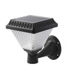 0,8W Solara LED Wandleuchte mit Solar und Fernbedienung - CCT, IP44, schwarz, inkl. Sensor