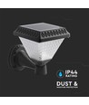 0,8W Solara LED Wandleuchte mit Solar und Fernbedienung - CCT, IP44, schwarz, inkl. Sensor