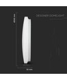 24W LED Deckenleuchte - Ø35cm, 2600lm, IP20, rundes Dome-Design