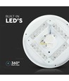 24W LED Deckenleuchte - Ø35cm, 2600lm, IP20, rundes Dome-Design