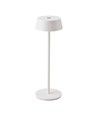 2W wiederaufladbare LED Tischleuchte, weiß - IP54, Touch dimmbar, 5V, warmweiß, bis zu 10 Stunden Akku