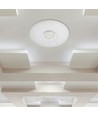 60W Designer Deckenleuchte mit Fernbedienung - 150lm/W, CCT, dimmbar, Sternenhimmel, runde Abdeckung