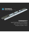 120cm 36W wasserdichte komplette LED Wannenleuchte mit Notlicht - Samsung LED Chip, 120lm/W, IP65, 4000K, 3 Stunden Akkubetrieb