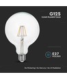 E27 10W LED Filament Globe Birne - G125, 1055lm, Klarglas, 125x173mm