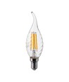 E14 4W LED Flammenbirne - Kohlefaden, Kerzenlampe mit Twist und Flammenform