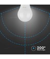 3 Stk. E27 10,5W LED Birne - A60, Mattglas, 3000K, 1055lm, 3er-Pack