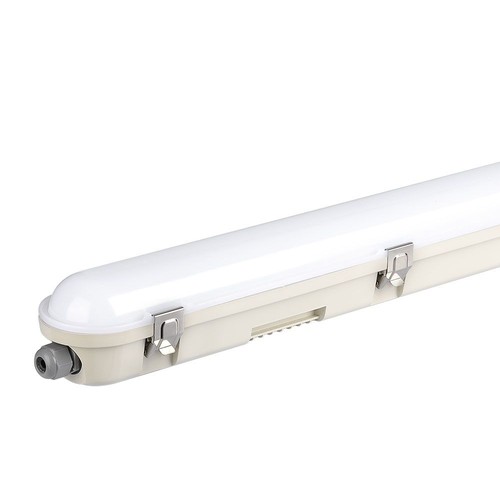 150cm 48W wasserdichte komplette LED Wannenleuchte mit Notlicht - IP65, 120lm/W, Samsung LED Chip, 3 Stunden Akkubetrieb