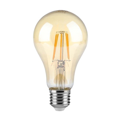 E27 10W LED Filament Birne - A67, Amber Glas, 2200K, 950lm