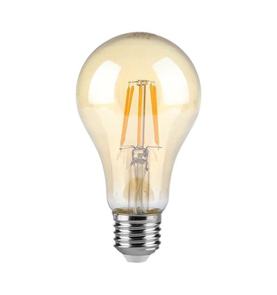 E27 10W LED Filament Birne - A67, Amber Glas, 2200K, 950lm