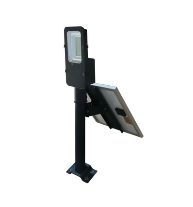 Solarpanel LED Straßenleuchte 50W - 6000K