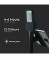 Solarpanel LED Straßenleuchte 50W - 6000K
