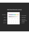 4 Zonen RGB+W WiFi Wandpanel Fernbedienung, 3V - 86x86mm, Weiß, 4 Zonen, dimmbar, RF 2.4GHz