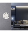Drahtloser Touch Dimmer für LED-Streifen, Weiß - 12V/24V, Wandmontage, für einfarbige LED