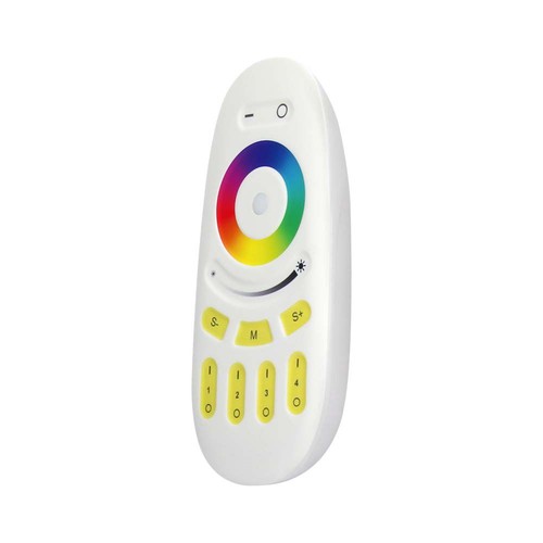 Funk Touch RGB+W Fernbedienung - 4 Zonen, 2.4GHz, weiß, für RGB+W LED Strips