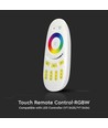 Funk Touch RGB+W Fernbedienung - 4 Zonen, 2.4GHz, weiß, für RGB+W LED Strips