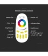 Funk Touch RGB+W Fernbedienung - 4 Zonen, 2.4GHz, weiß, für RGB+W LED Strips