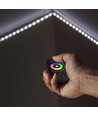 Touch Fernbedienung für RGB+W - Schwarz, 4 Zonen, 2.4GHz, batteriebetrieben