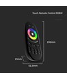 Touch Fernbedienung für RGB+W - Schwarz, 4 Zonen, 2.4GHz, batteriebetrieben