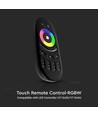 Touch Fernbedienung für RGB+W - Schwarz, 4 Zonen, 2.4GHz, batteriebetrieben