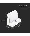 17W LED Wandleuchte mit Sensor - IP65, 2580lm, weiß, 3000K, PIR Sensor