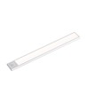 40cm 2W LED Schrankleuchte mit PIR Sensor, 5V - Silber, 2200mA Akku, IP20, 4000K