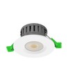 5W/8W LED Einbaustrahler, fire-rated - 830lm, IP65, dimmbar, CCT, 60 Grad, weiß/schwarz/chrom Finish