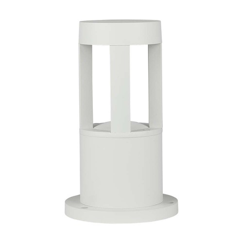 10W LED Gartenleuchte / Wandleuchte, 25cm - IP65, weißes Gehäuse, 1000lm, 6400K, Außenbereich