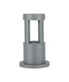 10W LED Wandleuchte - 3000K, Grau, 25cm