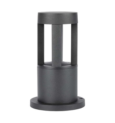 10W schwarze LED Gartenleuchte, 25cm - 100lm/W, IP65, 110 Grad, 230V