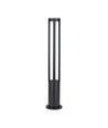 10W LED Gartenlampe / Wegeleuchte, 80cm, IP65 - 1000lm, schwarz, kaltweiß, Außenbereich