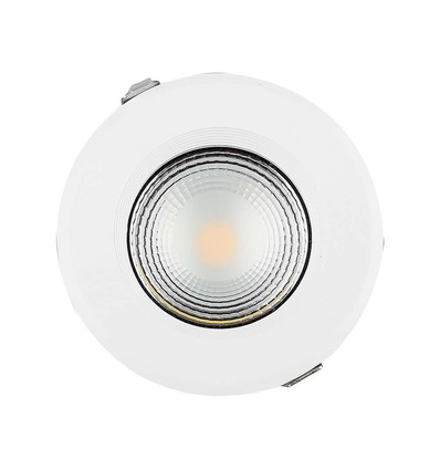40W Ø22,1cm LED Einbaupanel - 120lm/W, COB, kaltweiß, Ausschnitt: Ø20,7 cm, Maße: Ø22,1 cm