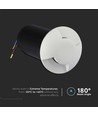 1W LED Bodeneinbaustrahler, 12V - IP67, 3000K, warmweiß, Ø6cm, Ausschnitt: Ø4,3 cm