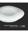 LED Designer Pendelleuchte mit Fernbedienung - CCT dimmbar, schwarz/weiß, 3 Jahre Garantie