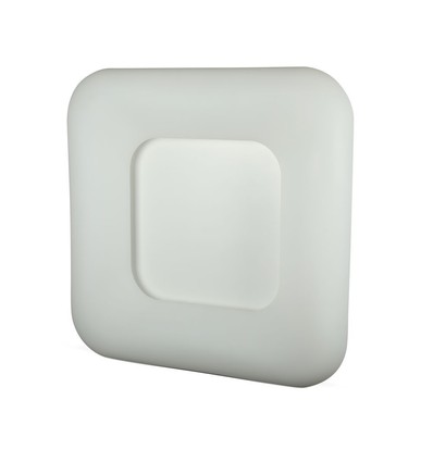 40W Quadratische LED Designer Pendelleuchte - 4000lm, 3-in-1 CCT, dimmbar, weiß, 46x46cm