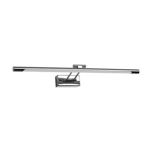 64cm Bilder-/Spiegelleuchte 12W LED - Chrom, 3000K, schwenkbar, inkl. Leuchtmittel